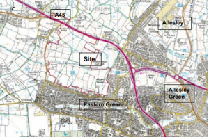 Coventry Council Planning Map Eastern Green Development