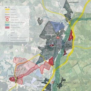 Winchester Council planning development map hursley